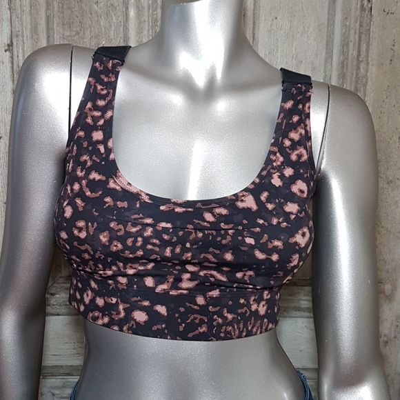 Varley animal print yoga bra size L with adjustable straps - Picture 1 of 9